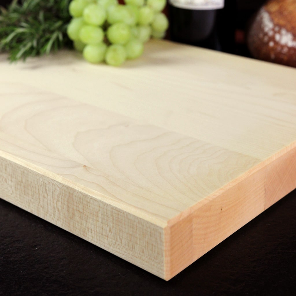 Solid Maple Cutting Board detail view