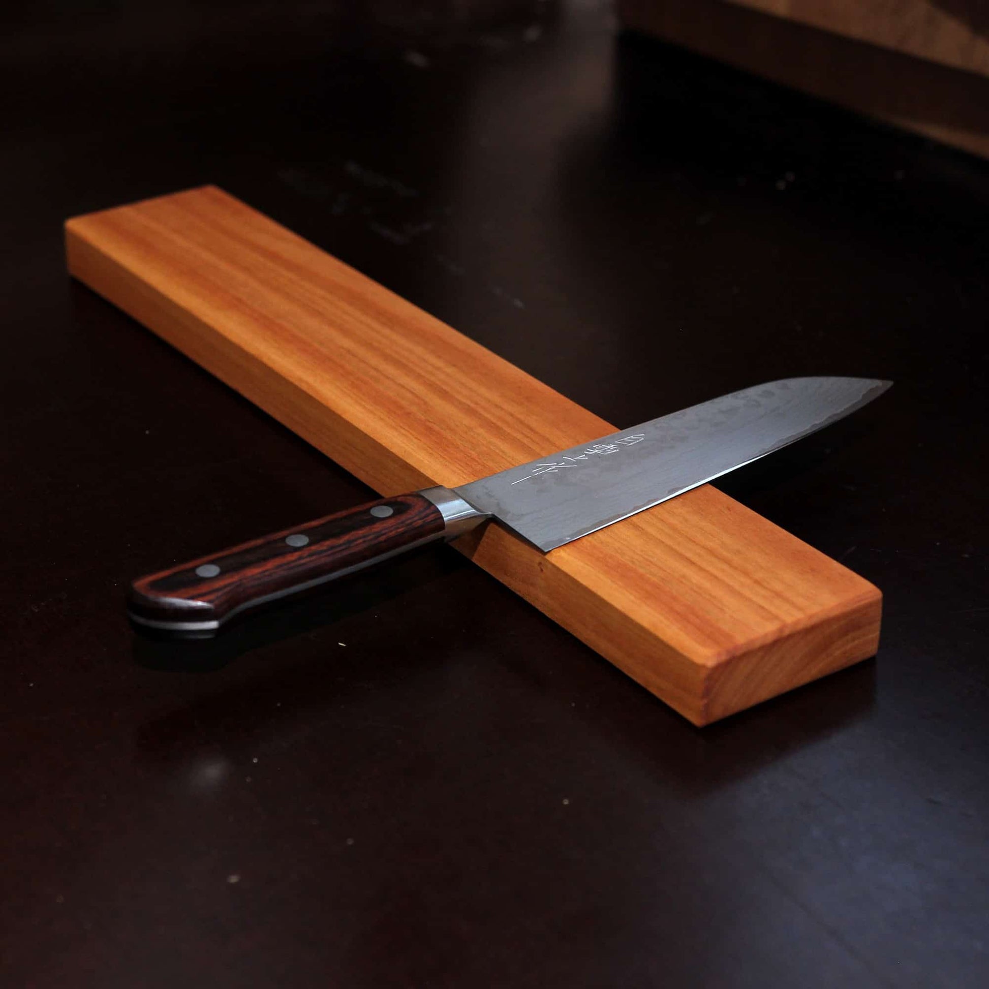 Magnetic Cherry Knife Rail handcrafted in Germany