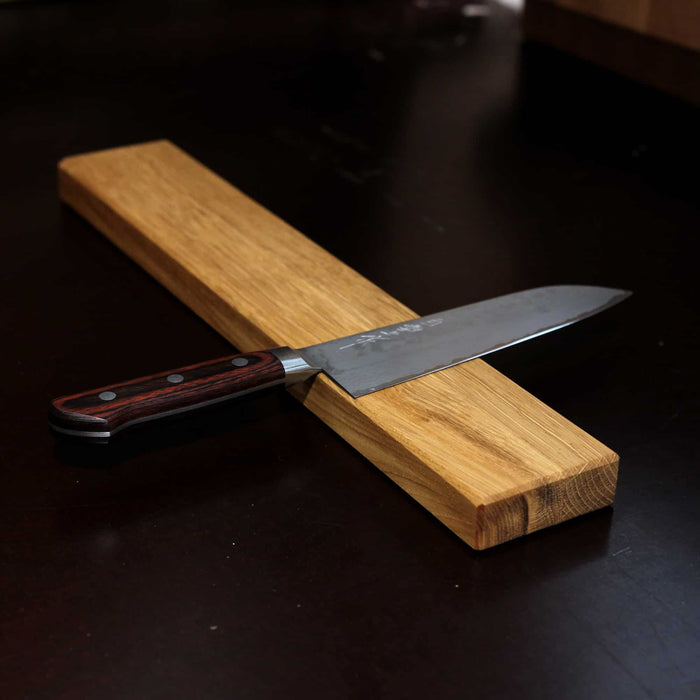 Magnetic Oak Knife Rail