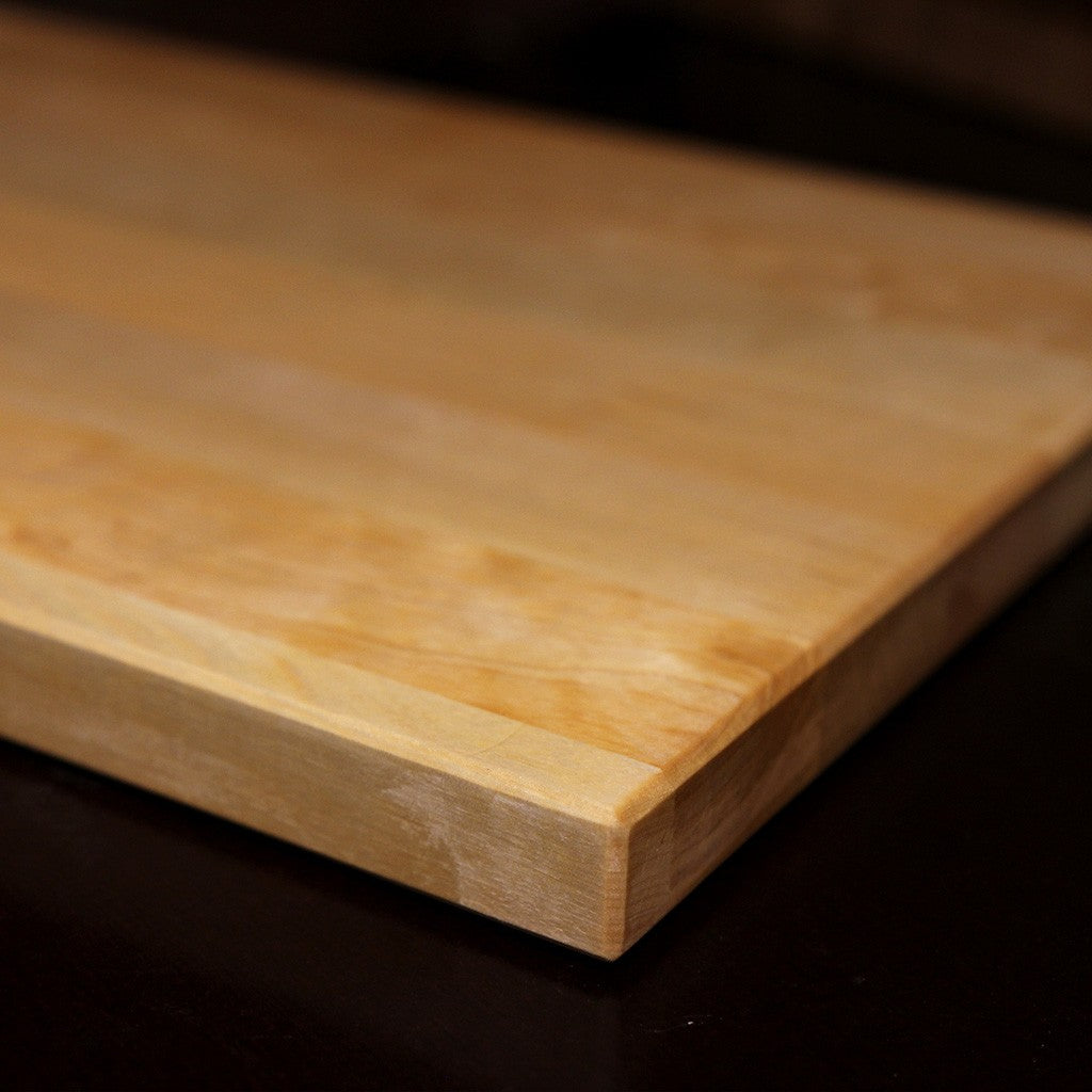 Solid Birch Cutting Board detail view