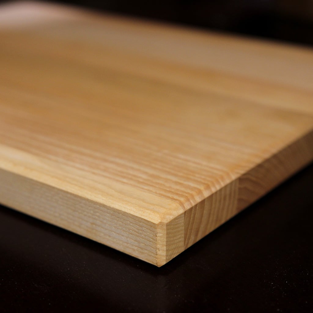 Solid Ash Cutting Board detail view