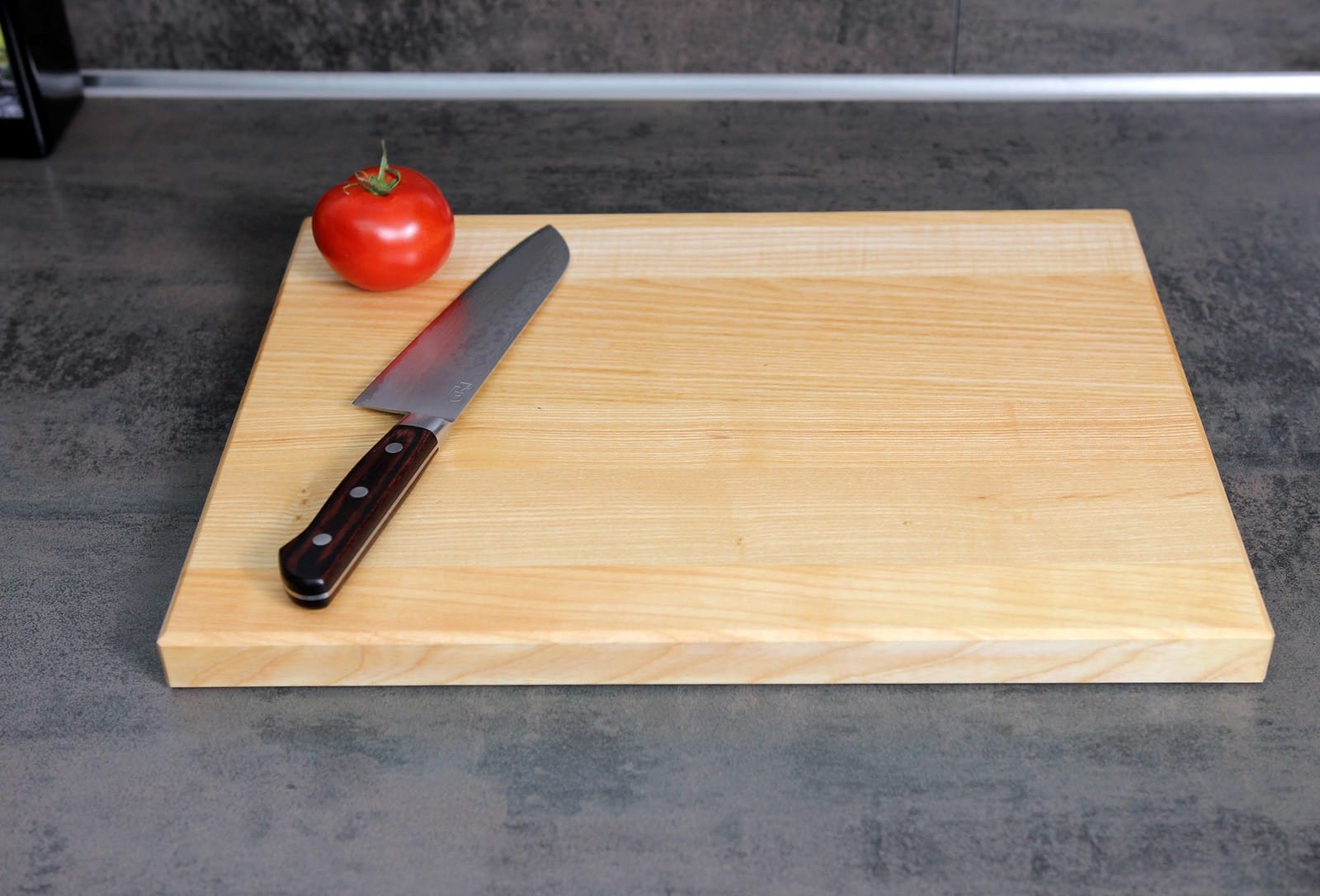 Solid Ash Cutting Board detail view